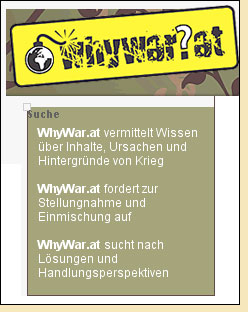 WHY WAR - www.whywar.at